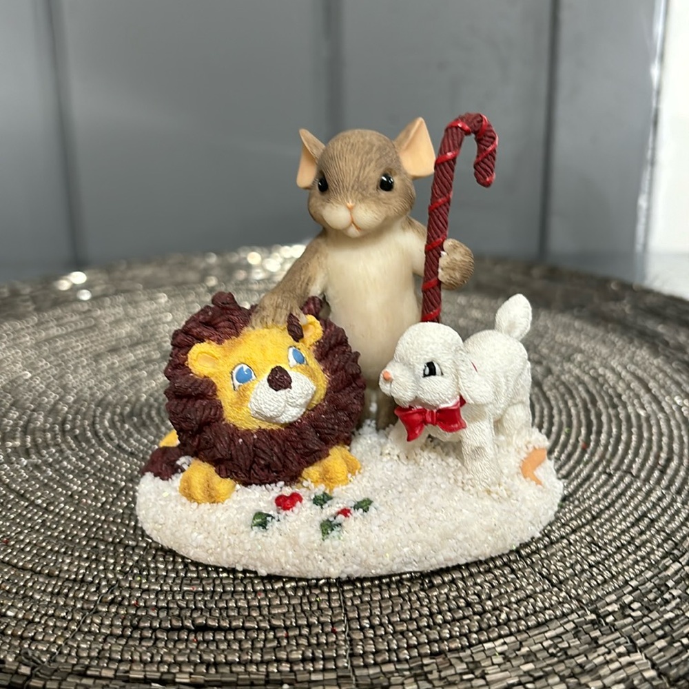 Vintage Fritz and Floyd Charming Tails Figurine- The Season of Peace